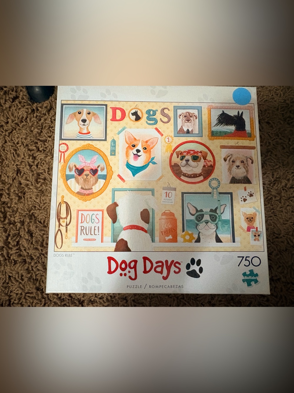 Buffalo Dog Days 750-Piece Jigsaw Puzzle - Multi/White